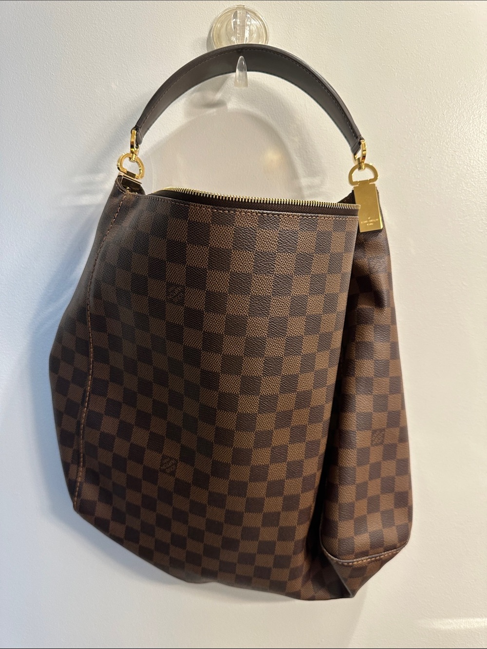 Like New  Louis Vuitton Portobello Damier Purse Excellent Condition - Picture 2 of 10